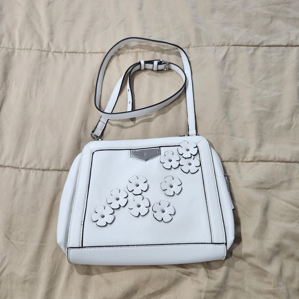 Vera Wang leather crossbody purse